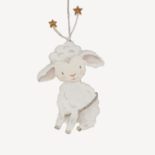 Cuadro Oveja con estrellas