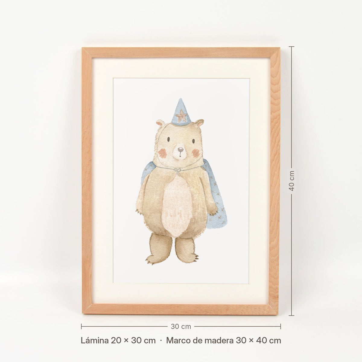 Medidas del cuadro Oso mágico